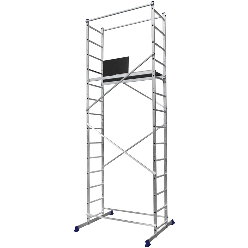 Изображение товара Вышка-тура передвижная алюминиевая Алюмет 4207 14 ступеней