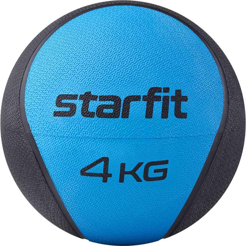 Изображение товара Медбол Starfit GB-702 4 кг синий (высокая плотность)
