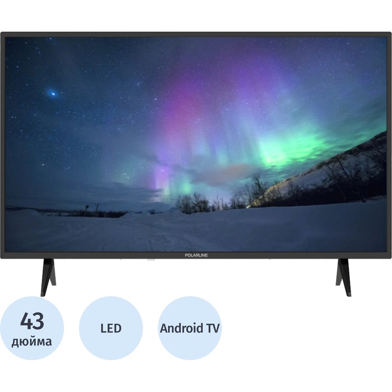 Изображение товара Телевизор 43" Polarline 43PL51STC-SM Full HD