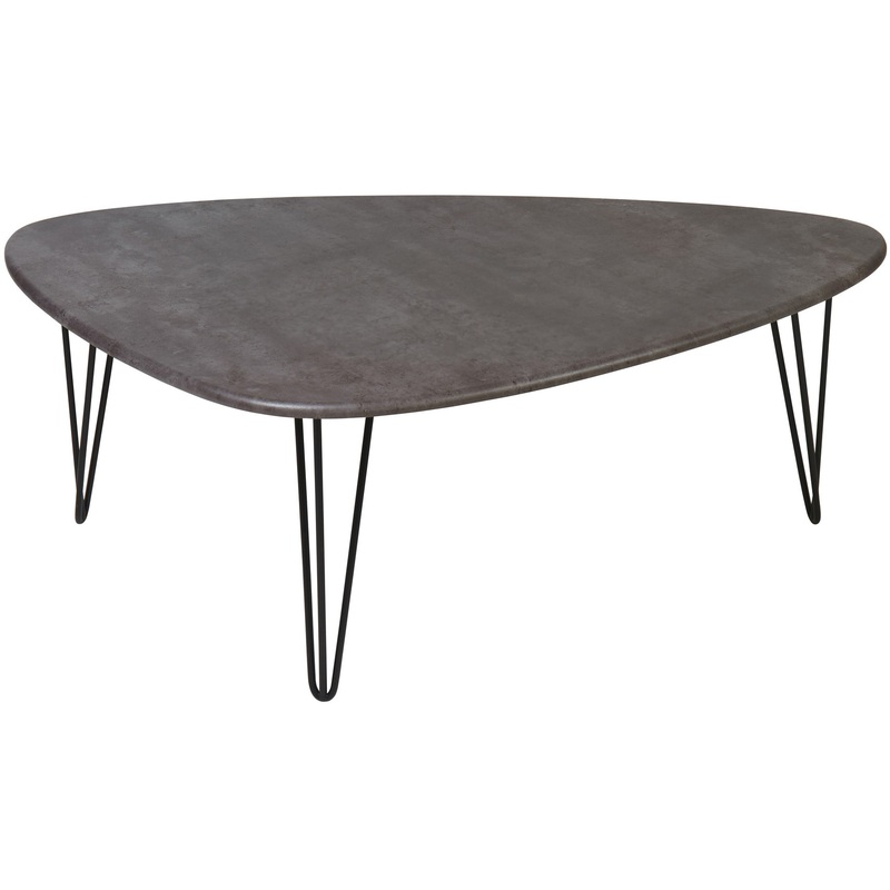 Изображение товара Журнальный стол Престон в стиле лофт из МДФ с металлическими ножками 1200x700 мм