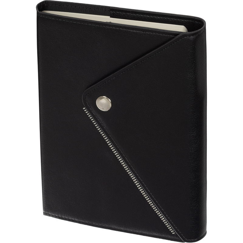 Изображение товара Еженедельник недатированный InFolio Grunge из искусственной кожи А5 160 листов черный