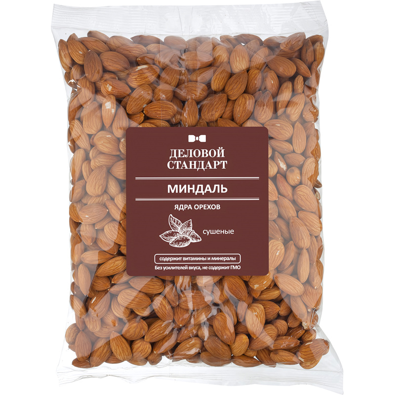 Изображение товара Миндаль сушеный 1 кг Деловой Стандарт натуральный и полезный продукт
