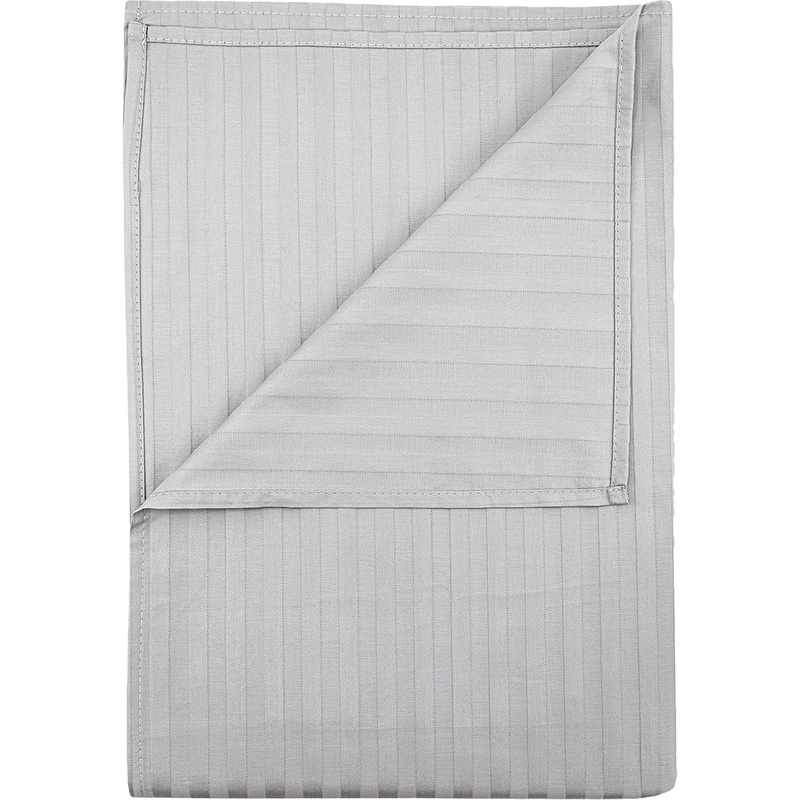 Изображение товара Простыня Monocolor 180x220 см страйп-сатин 140 г/кв.м серая