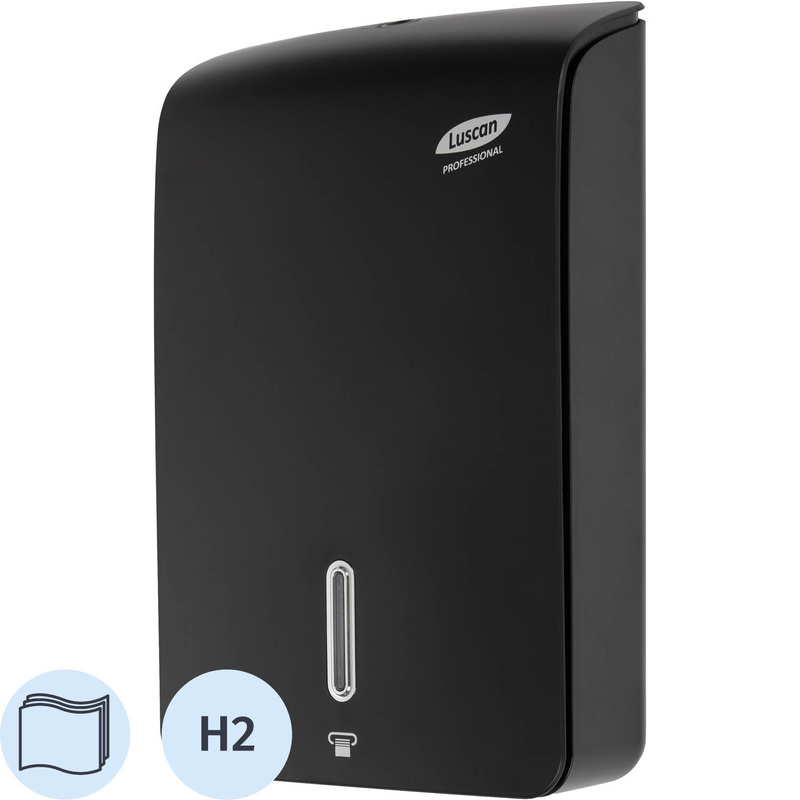 Изображение товара Уценка. Диспенсер для полотенец листовых Luscan Professional Etalon maxi H2 чёрный