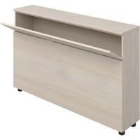 Тумба для плакатов Комус Мебель (дуб шамони светлый, 1270х260х820 мм)