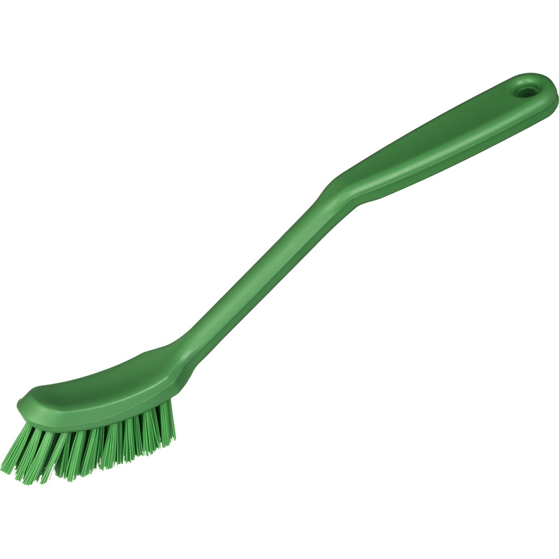 Изображение товара Щётка для мытья посуды NV жёсткая 270 мм зелёная
