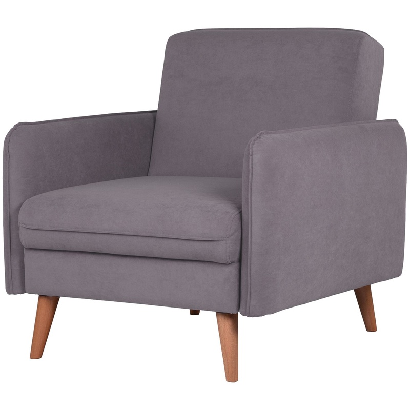 Изображение товара Кресло трансформер Релакс ANN раскладное серое из ткани со спальным местом