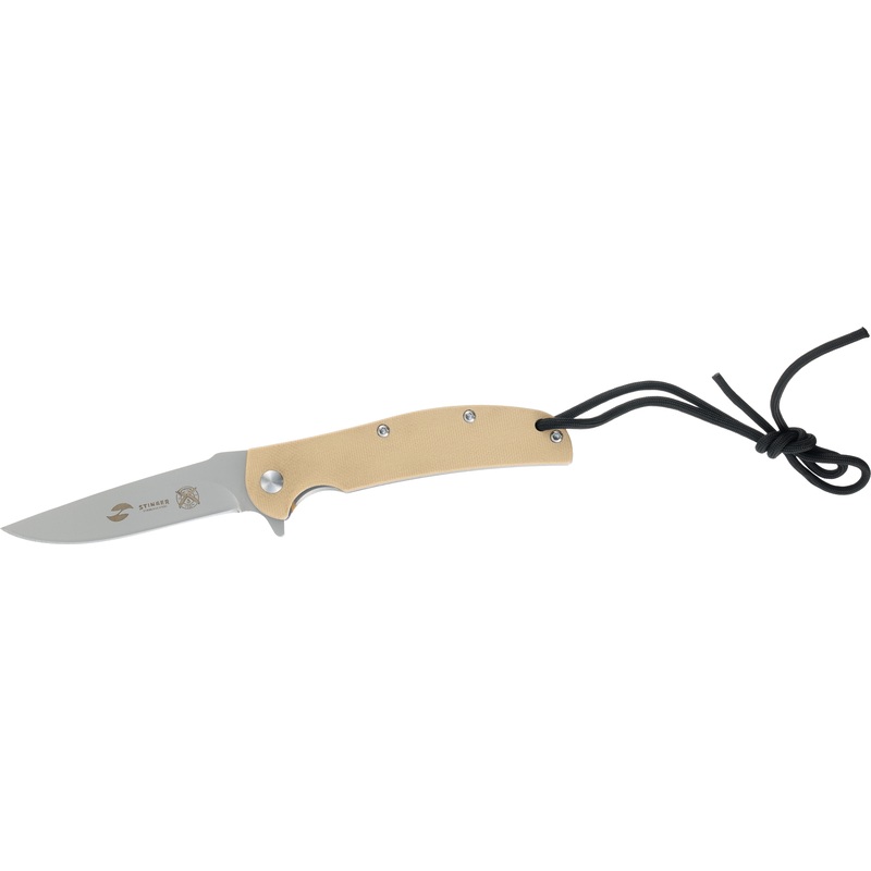 Изображение товара Нож складной Stinger 10 см бежевый Изображение товара Нож складной Stinger 10 см бежевый