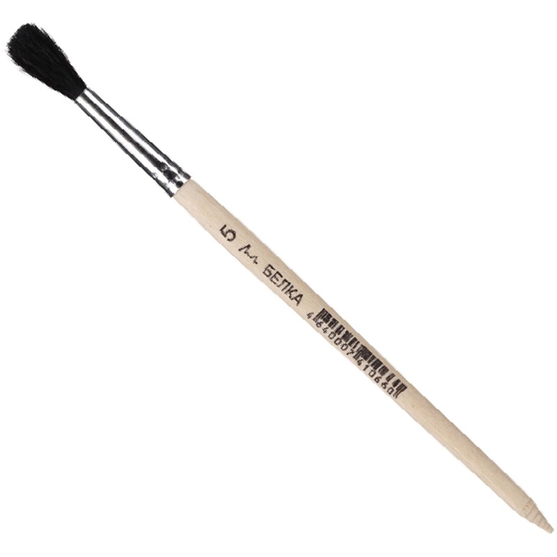 Изображение товара Кисть Комус Класс (№1 School) круглая белка №5