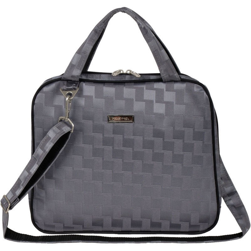 Изображение товара Сумка-папка деловая Polar Шашечки серая жаккард