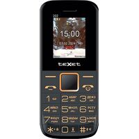 Мобильный телефон TeXet TM-202 черный (127317)