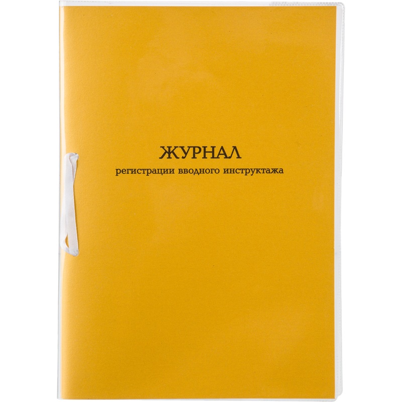 Изображение товара Журнал регистрации вводного инструктажа А4 32 листа с прозрачной обложкой