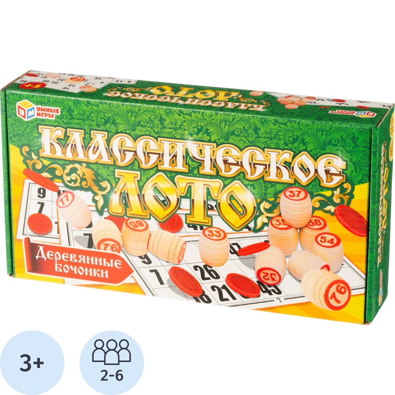 Изображение товара Настольная игра Умные игры Лото для семйного времяпрепровождения