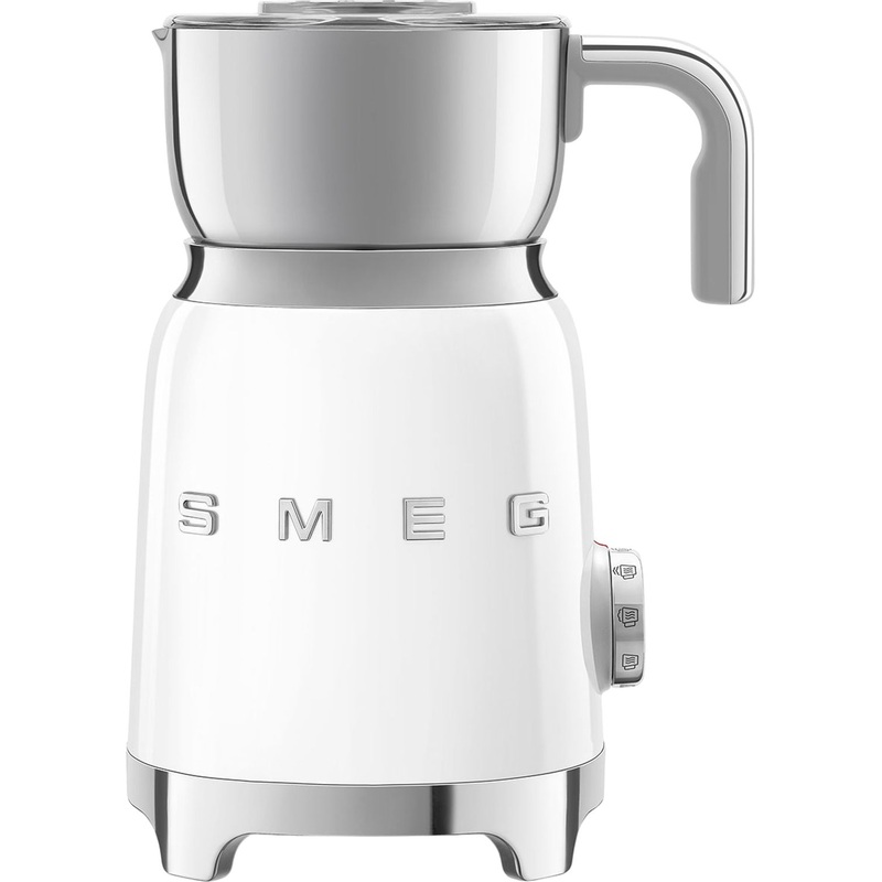 Изображение товара Вспениватель для молока Smeg MFF11WHEU белый настольный высокий стиль