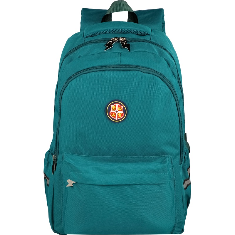 Изображение товара Универсальный рюкзак Комус Класс Lion зеленый для учебы и повседневных нужд