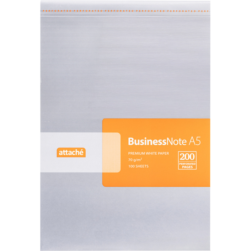 Изображение товара Блокнот Attache Микроперфорация А5 100 листов серебристый