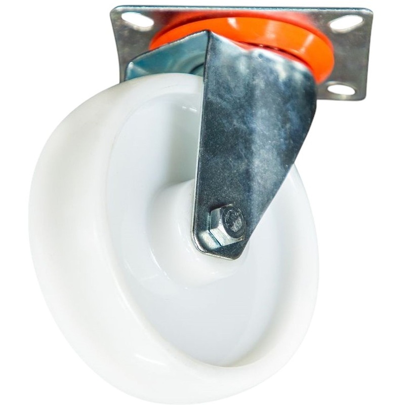 Изображение товара Поворотное колесо для тележки 125 мм полипропилен 1024184