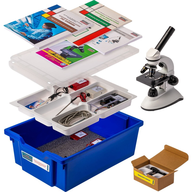 Изображение товара Комплект цифровой лаборатории Научные развлечения 2.17.33 для естествознания и опытов