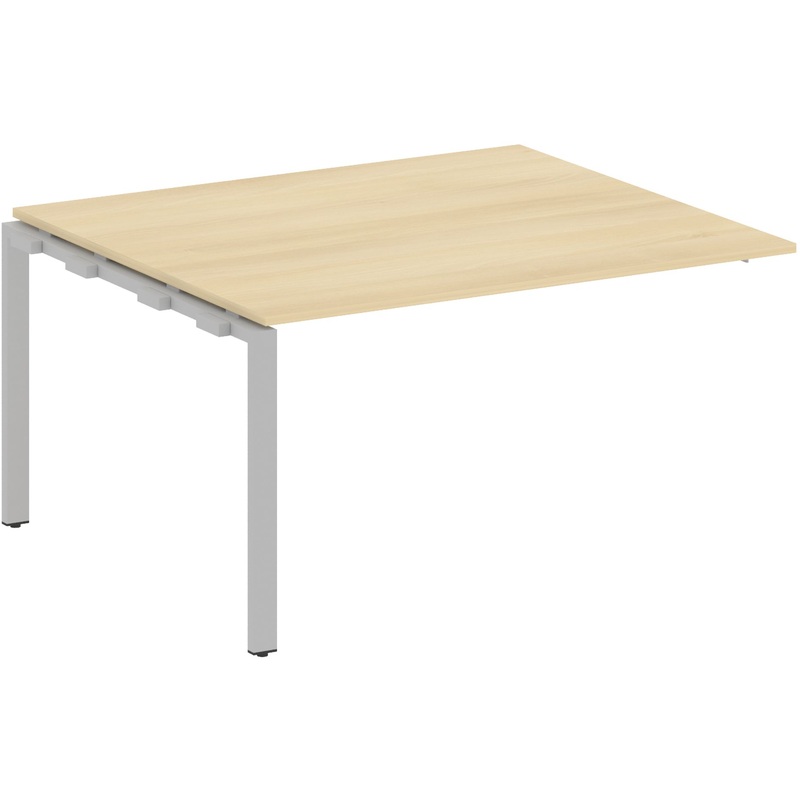 Изображение товара Элемент стола переговоров Metal System Style БППРГ 3 акация лорка серый 1400x1235x750 мм