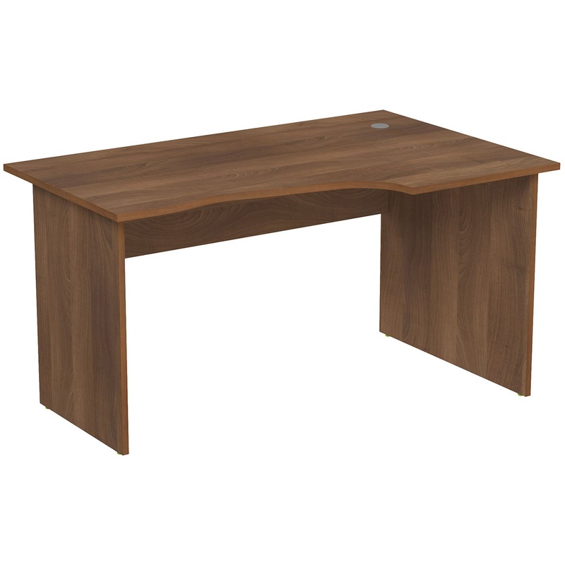 Изображение товара Стол криволинейный 2С.023 правый правый (шамони тёмный, 1400х900х750 мм)