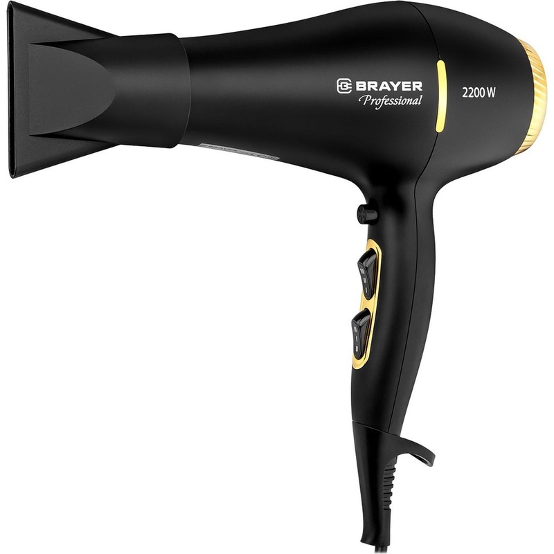 Изображение товара Фен Brayer 3010BR с двумя режимами и диффузором