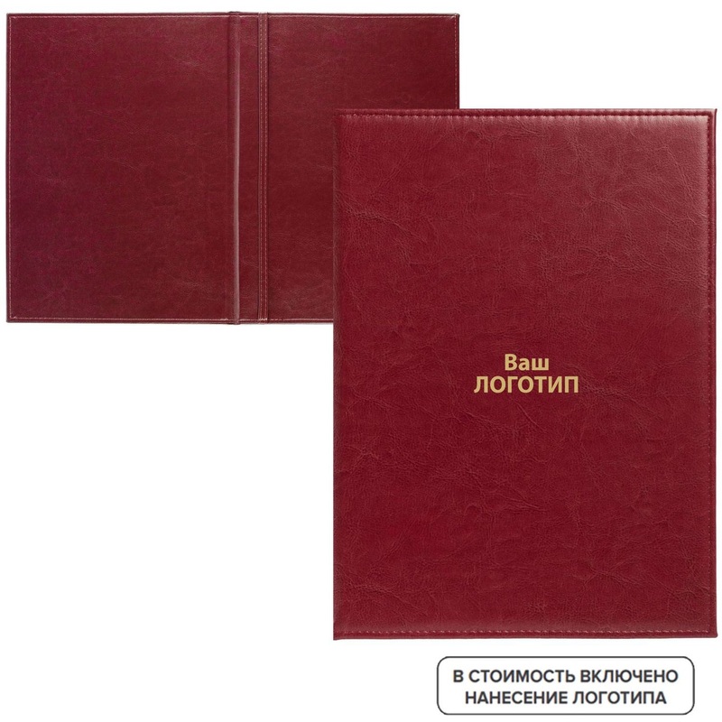 Изображение товара Адресная папка А4 Nebraska из искусственной кожи с нанесением логотипа или надписи