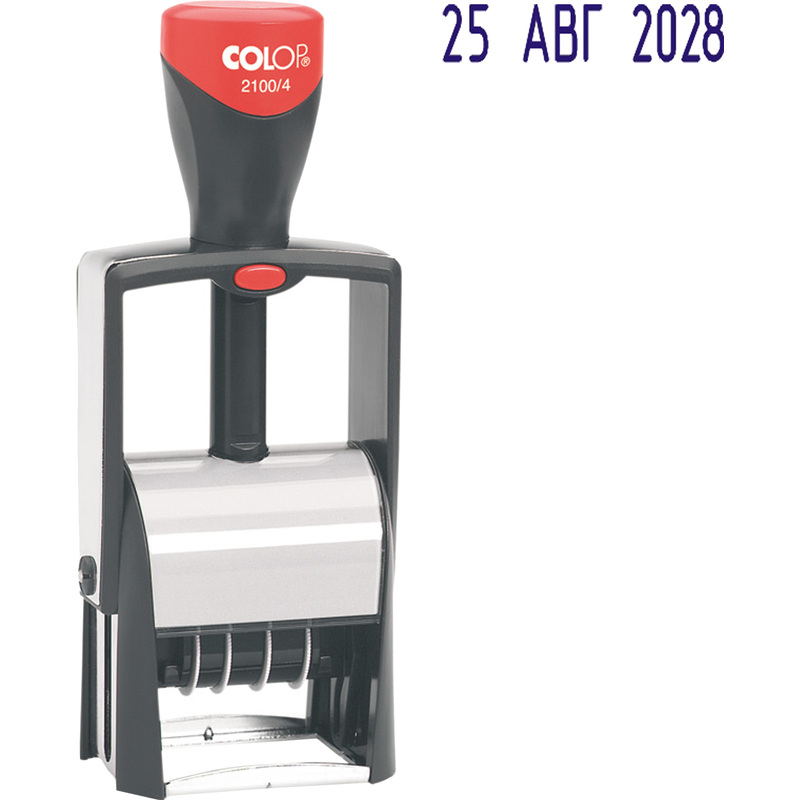 Изображение товара Автоматический металлический датер Colop S2100/4 с заменяемой подушкой