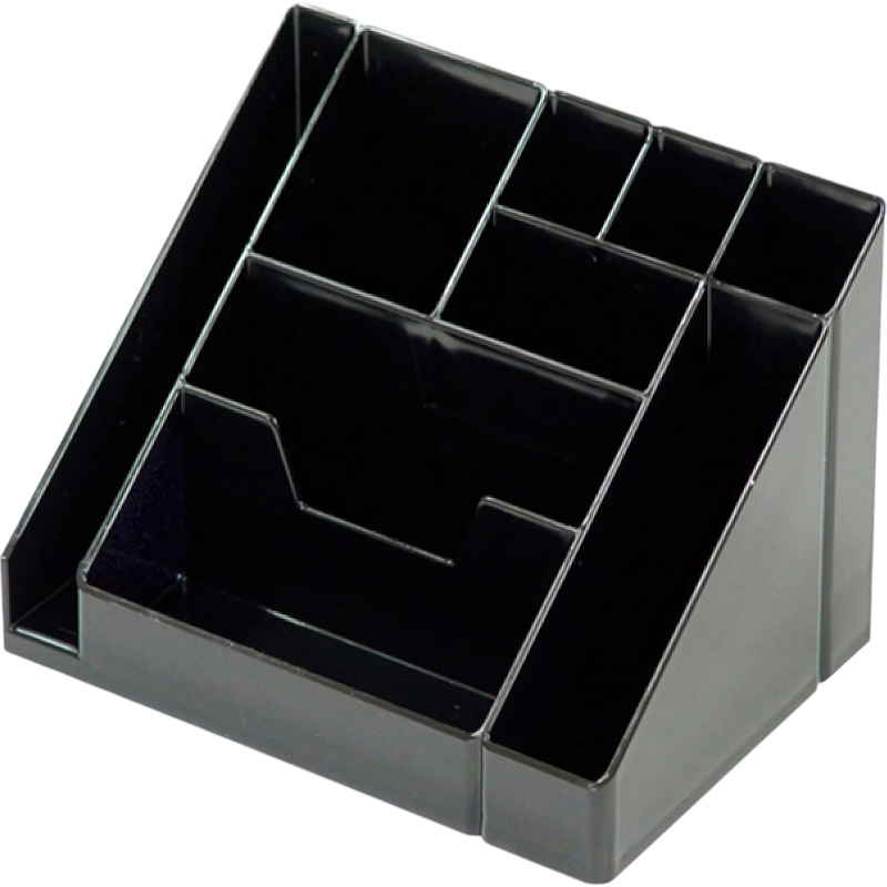 Изображение товара Подставка-органайзер для канцелярских принадлежностей Attache Каскад 9 отделений черная