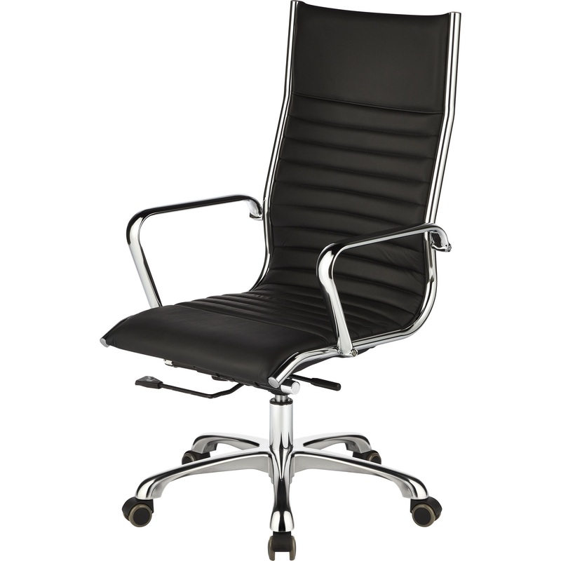 Изображение товара Кресло офисное для руководителя Easy Chair 704TL черное с натуральной кожей