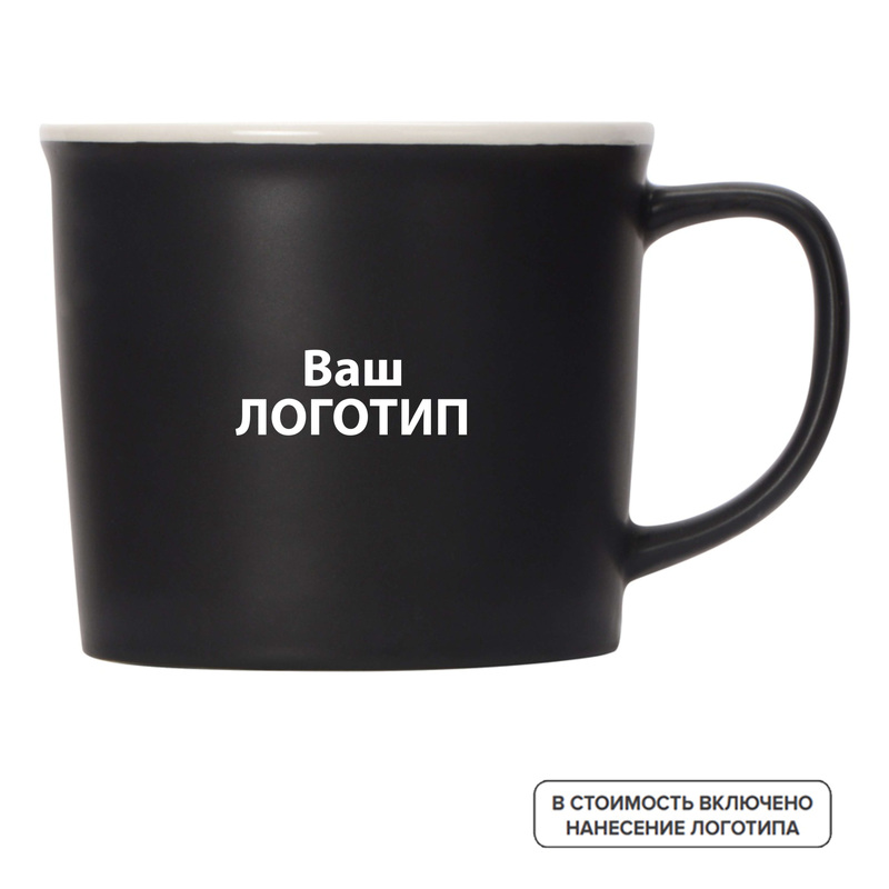 Изображение товара Кружка Nancy фарфоровая 360 мл с индивидуальной печатью для бизнеса