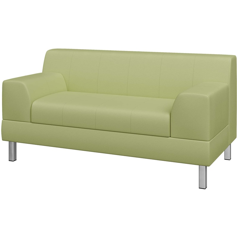 Изображение товара Двухместный диван Flagman FL2-2 салатовый искусственная кожа