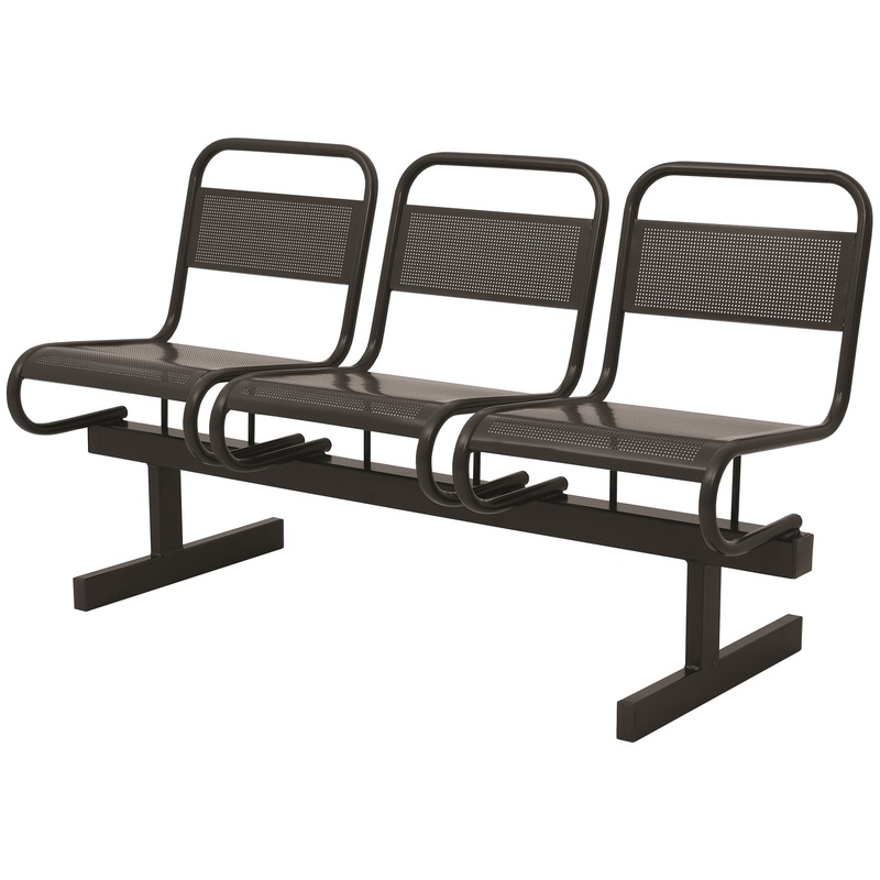 Изображение товара Многоместная секция Раунд СМ119-03 из металла с антивандальным покрытием