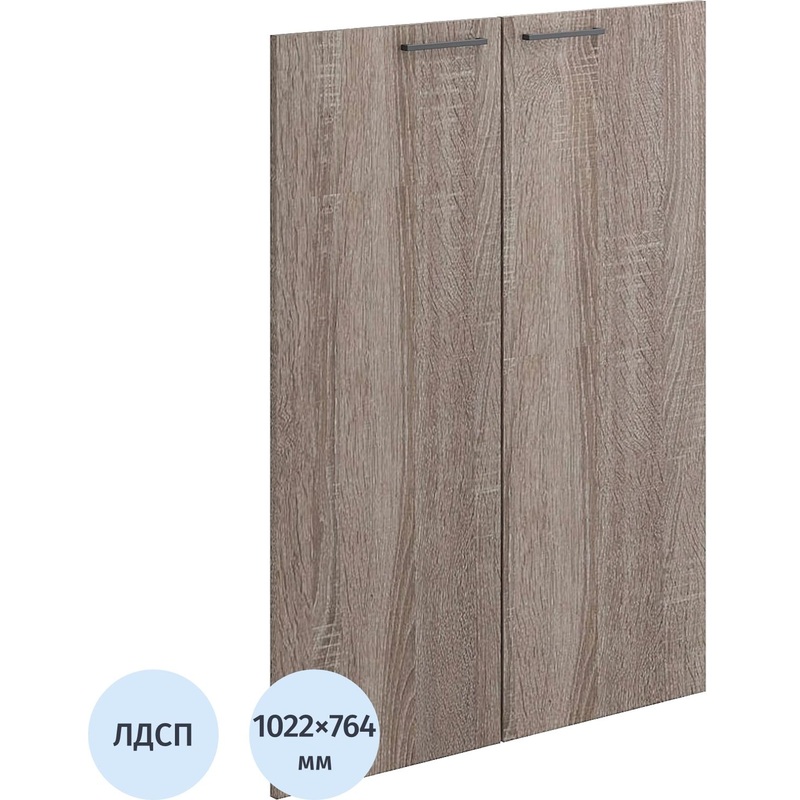 Изображение товара Двери низкие Комус Мебель K-Loft 241H006 в тёмном дубе, 1022х764 мм Изображение товара Двери низкие Комус Мебель K-Loft 241H006 в тёмном дубе, 1022х764 мм