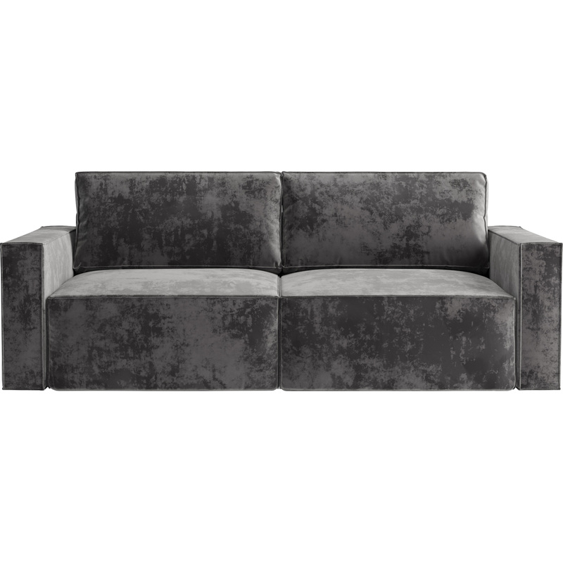 Изображение товара Трехместный раскладной диван серый с механизмом евро-книжка