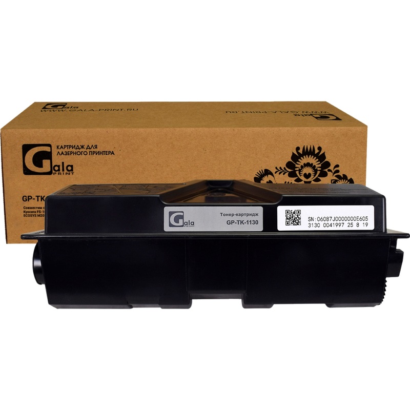 Изображение товара Тонер-картридж GalaPrint TK-1130 GP-TK-1130 для Kyocera чёрный