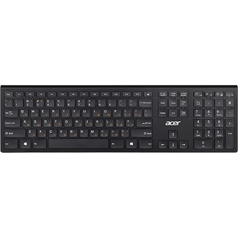 Изображение товара Беспроводная клавиатура Acer OKR020 безподветки классическая черная