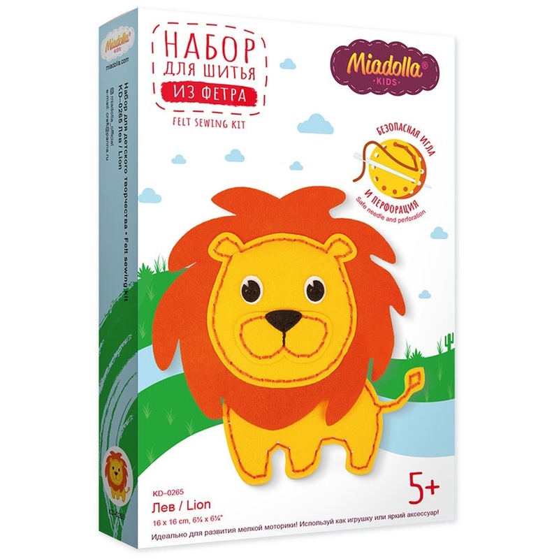 Изображение товара Набор для шитья Miadolla Лев
