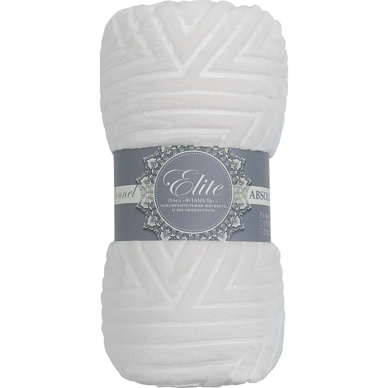 Изображение товара Плед Texrepublic Elite Греция фланель молочный 150х200 см