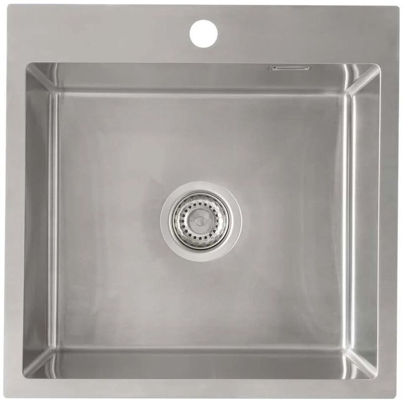 Изображение товара Мойка врезная Ukinox PRV500.500 -GT10C 0CW из нержавеющей стали