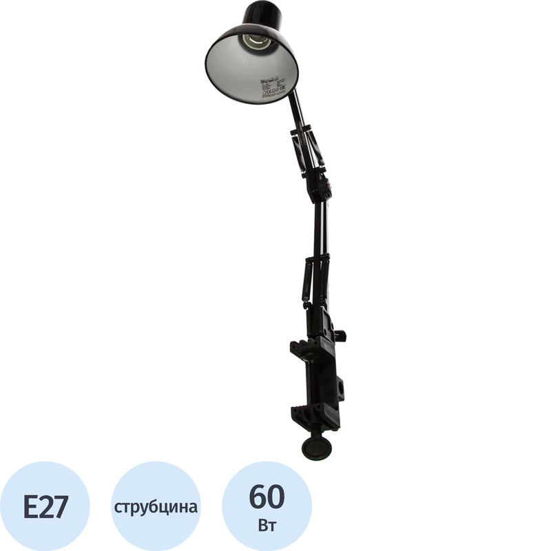 Изображение товара Уценка. Светильник настольный Ultraflash UF-312P С02 черный