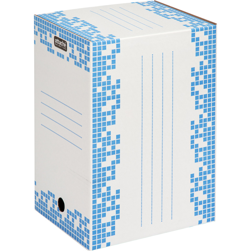 Изображение товара Архивный короб из гофрокартона Attache Selection 251x202x355 мм для документов