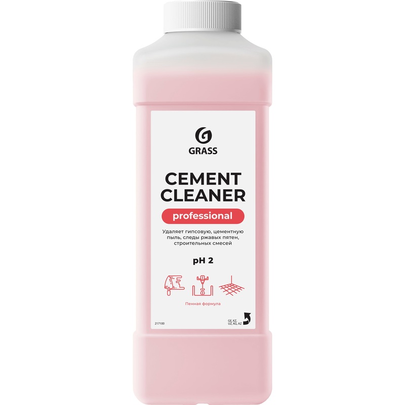 Изображение товара Средство для очистки после ремонта Grass Cement Cleaner 1 л кислота моющее