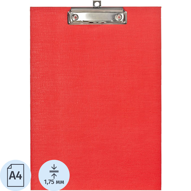 Изображение товара Папка-планшет с зажимом Attache A4 красная