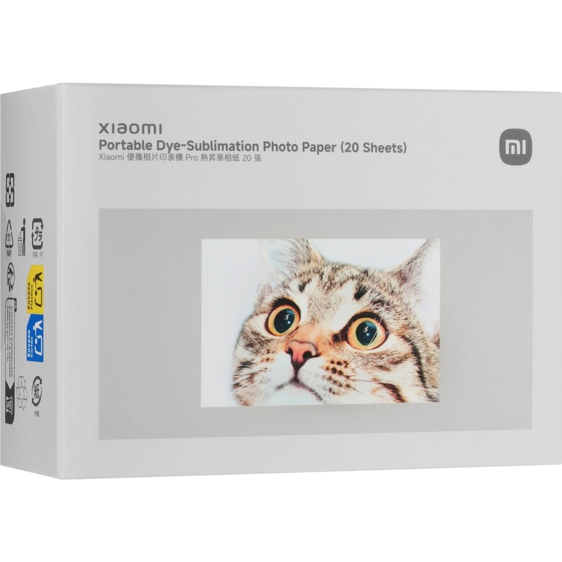 Изображение товара Фотобумага Xiaomi Portable Dye-Sublimation Photo Paper 20 листов (BHR082NGL)