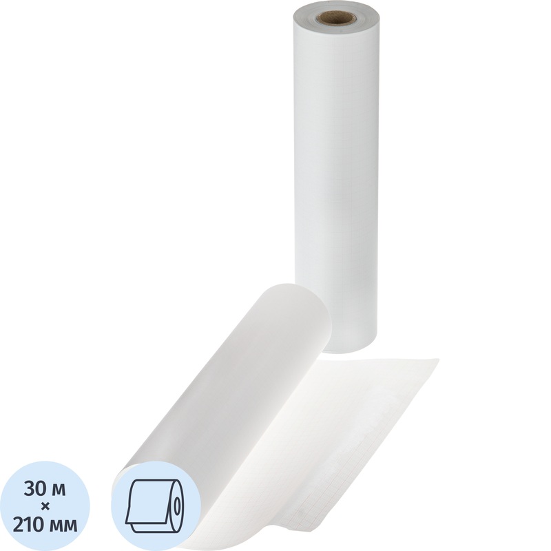 Изображение товара Лента тепловая регистрационная для ЭКГ FUKUDA 30 м x 210 мм