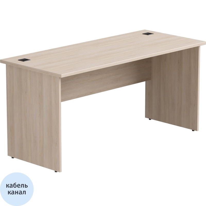 Изображение товара Стол офисный EVO 254S012DY дуб соната 1580х670х755 мм современный стол для офиса