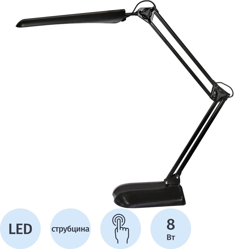 Изображение товара Светильник настольный Трансвит LED Гермес + черный