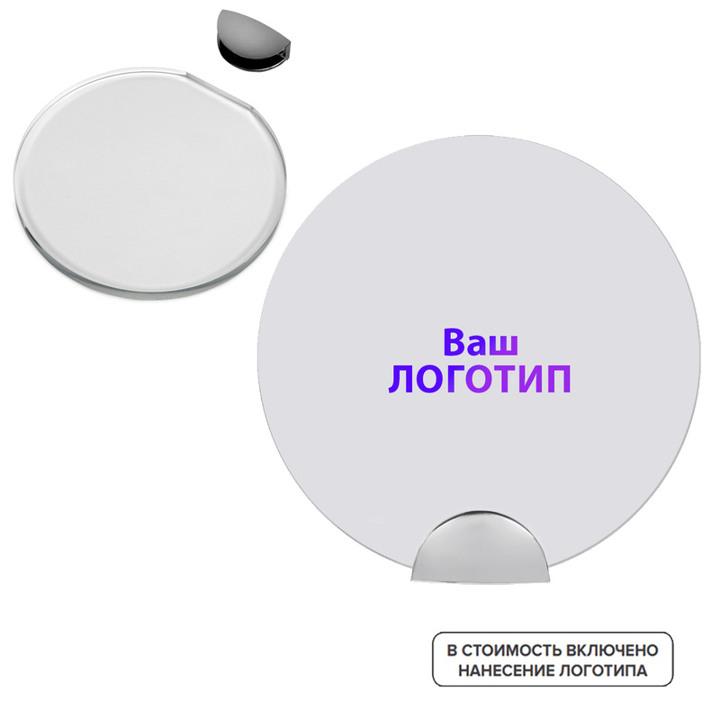 Изображение товара Стеклянная награда Disk с возможностью персонализации для корпоративных наград