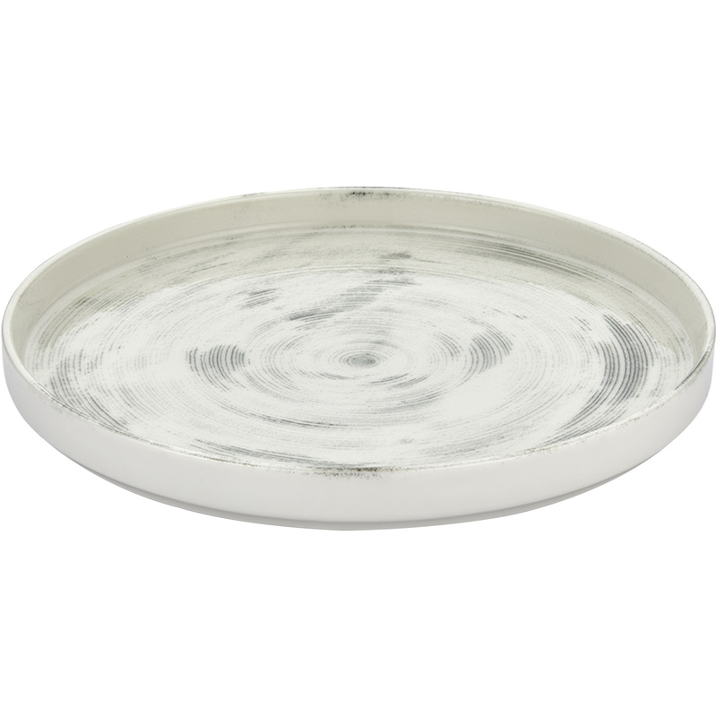 Изображение товара Набор фарфоровых закусочных тарелок 27 см 6 шт в упаковке By Bone Falme Grey