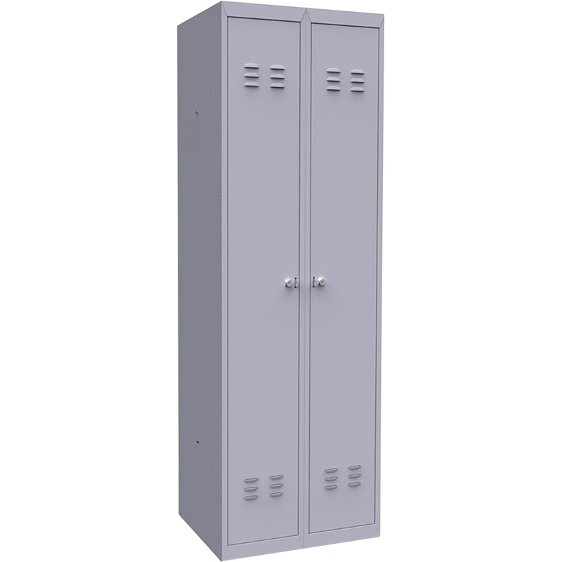 Изображение товара Металлический шкаф для одежды ШР-22 L600 на 2 отделения
